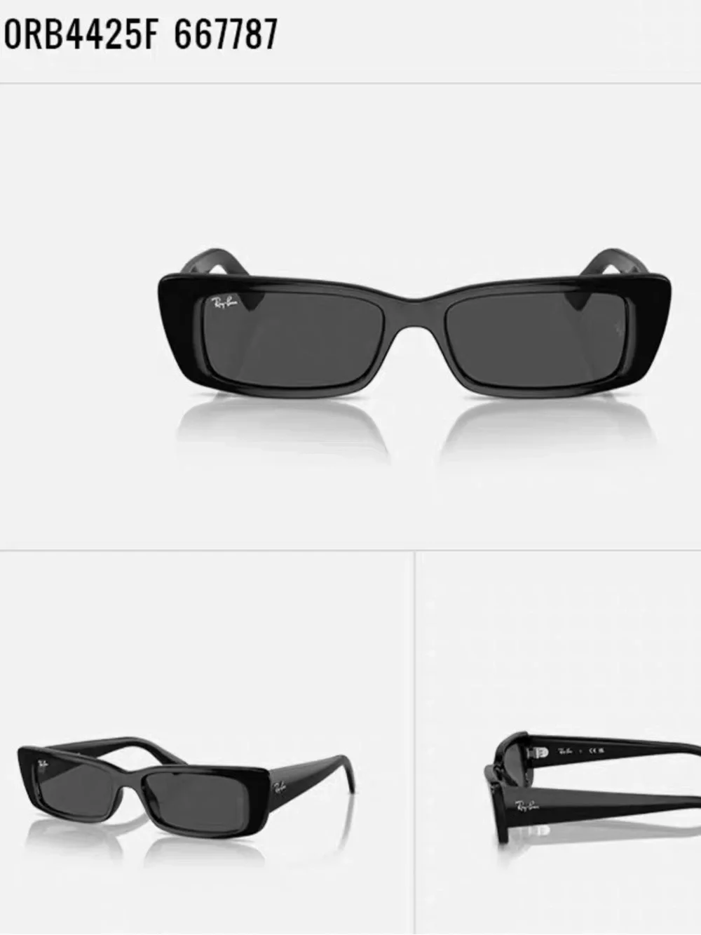 Ray-Ban Black Sunglasses with Brown Case